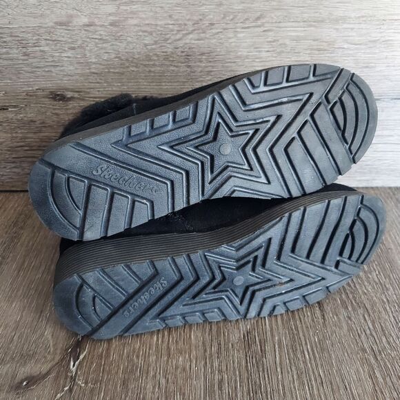 Skechers Women's Keepsakes Wedge Cozy Wraps Winter Boot, Black, Size 7 - Picture 7 of 9